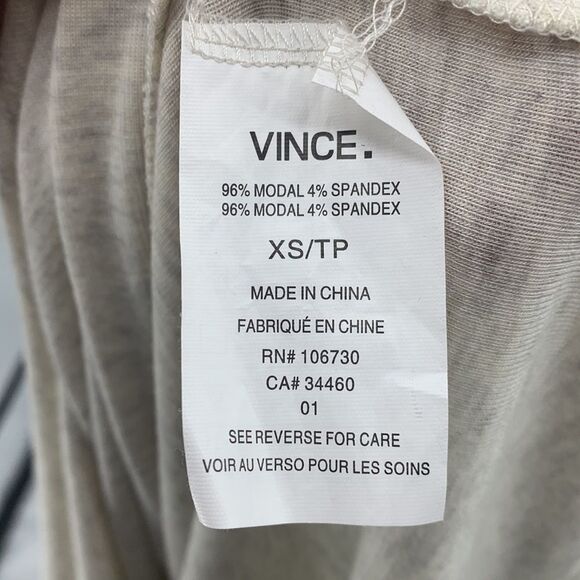 Vince Cream Heather Top Sz‎ XS - Picture 6 of 7